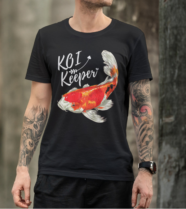 Koi Keeper Chinese Koi Fish Carp Nishiki T-Shirt