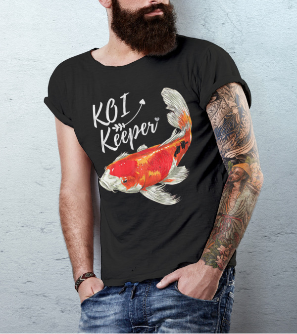 Koi Keeper Chinese Koi Fish Carp Nishiki T-Shirt