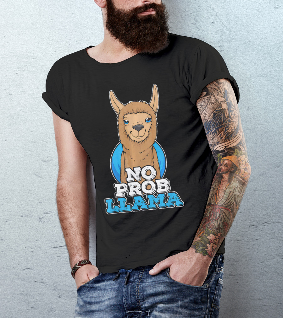 No Prob Llama Alpaca T-Shirt