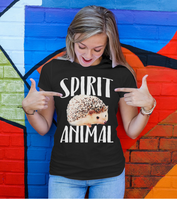 Hedgehog Spirit Animal Atelerix T-Shirt