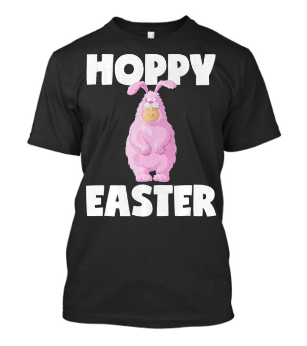 Hoppy Easter Funny Retro Bunny Costume T-Shirt