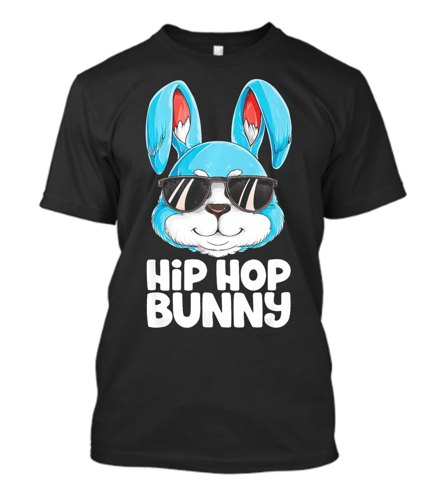 Hip Hop Bunny Easter Day With Cool Sunglasses T-Shirt