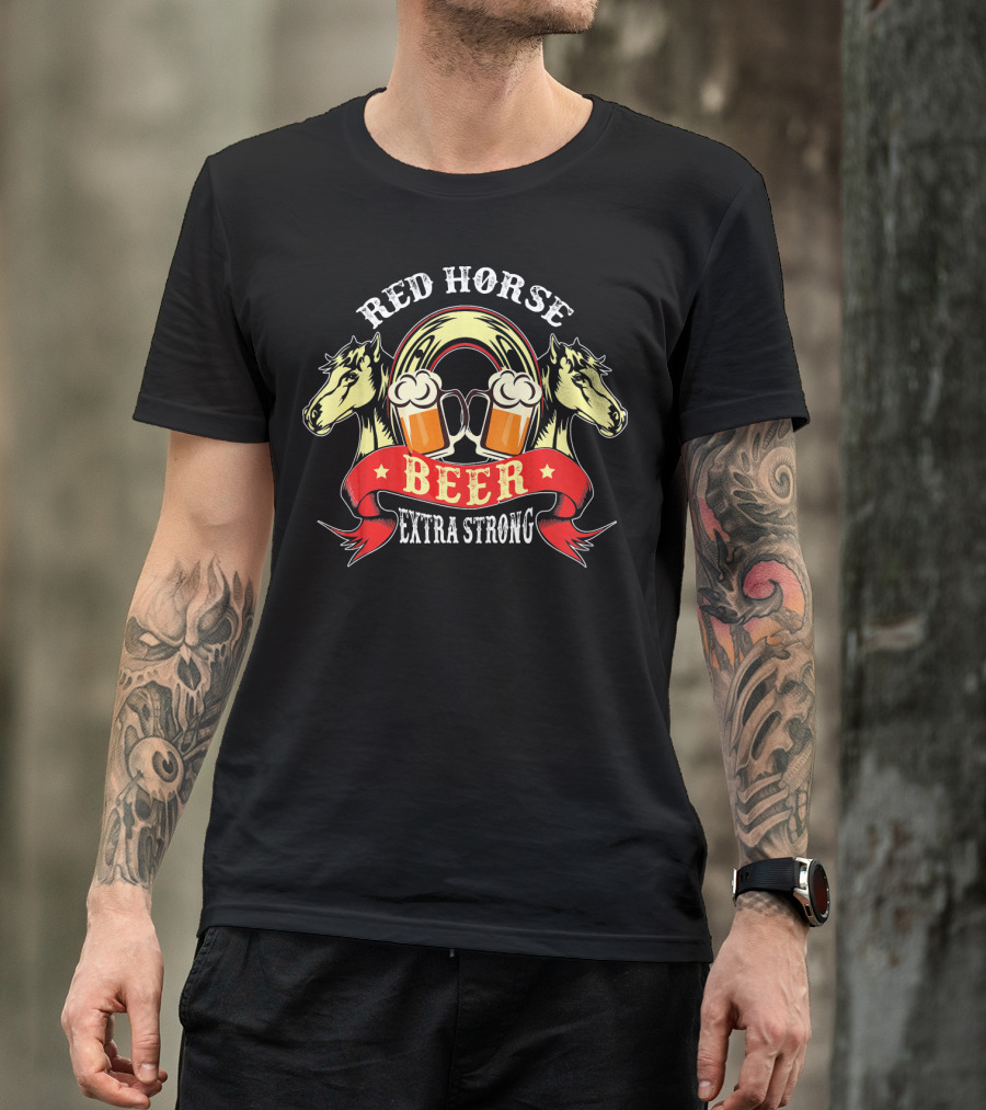 Red Horse Beer Extra Strong Horsebeast T-Shirt