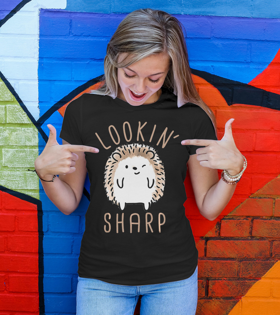 LOOKIN' SHARP HEDGEHOG WINKING WITH SPIKY HAIR T-Shirt