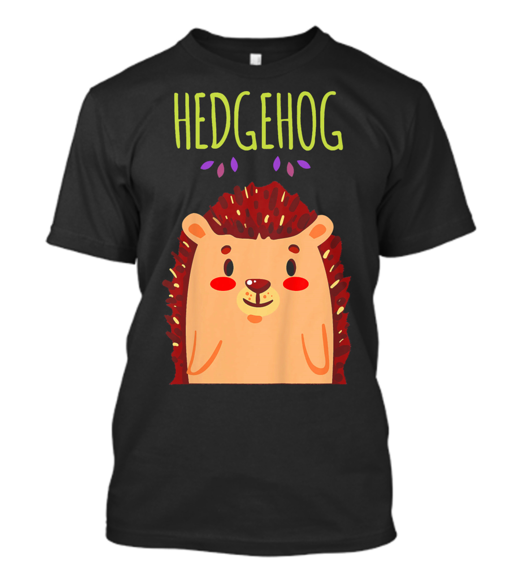Hedgehog Kids Cute Girl T-Shirt