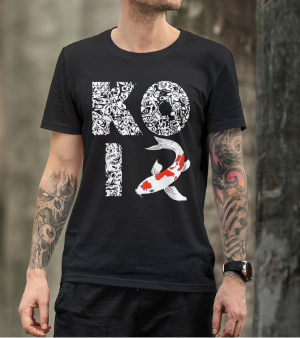 Koi Fish Carp Nishikigoi Taisho Shusui Pop T-Shirt