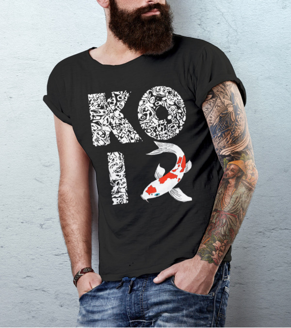 Koi Fish Carp Nishikigoi Taisho Shusui Pop T-Shirt
