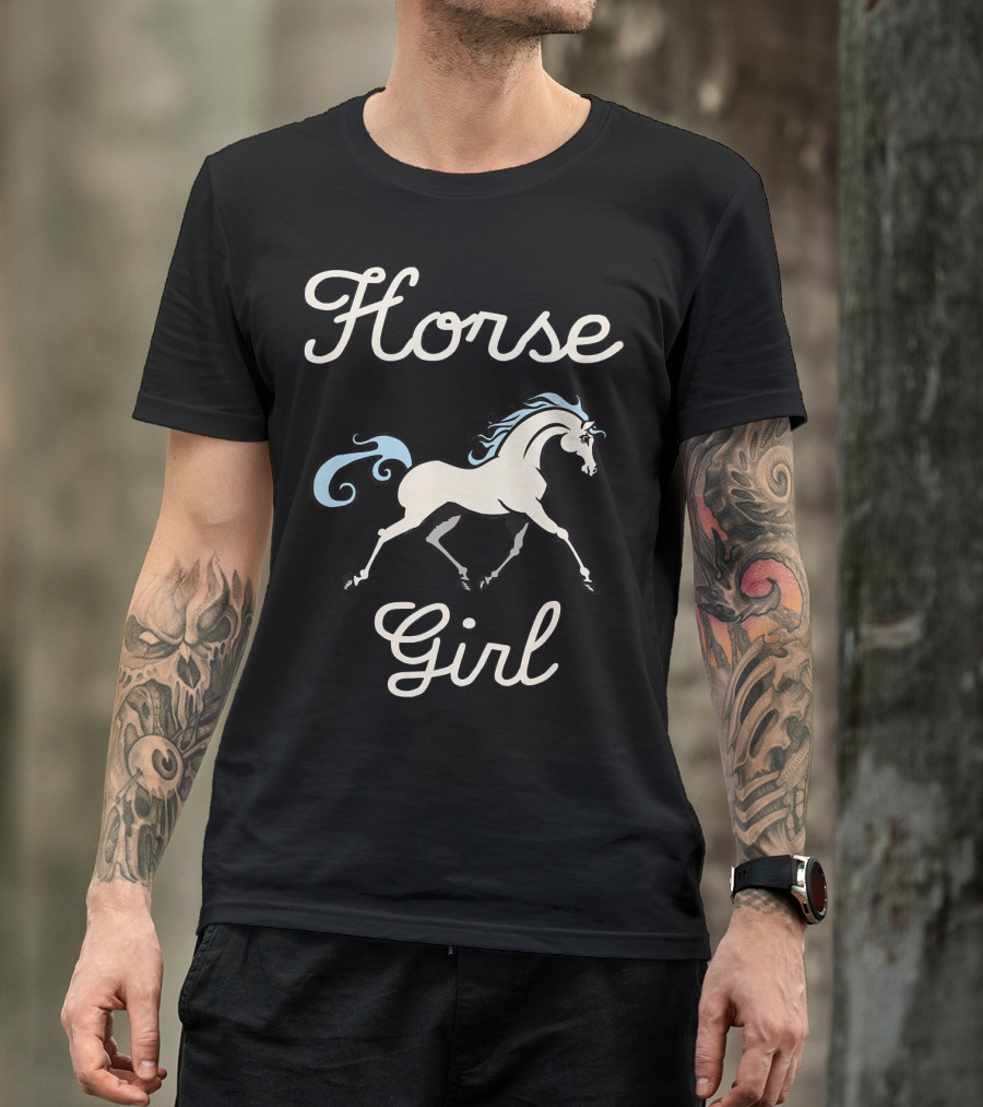 Horse Girl Enthusiast And Lover T-Shirt