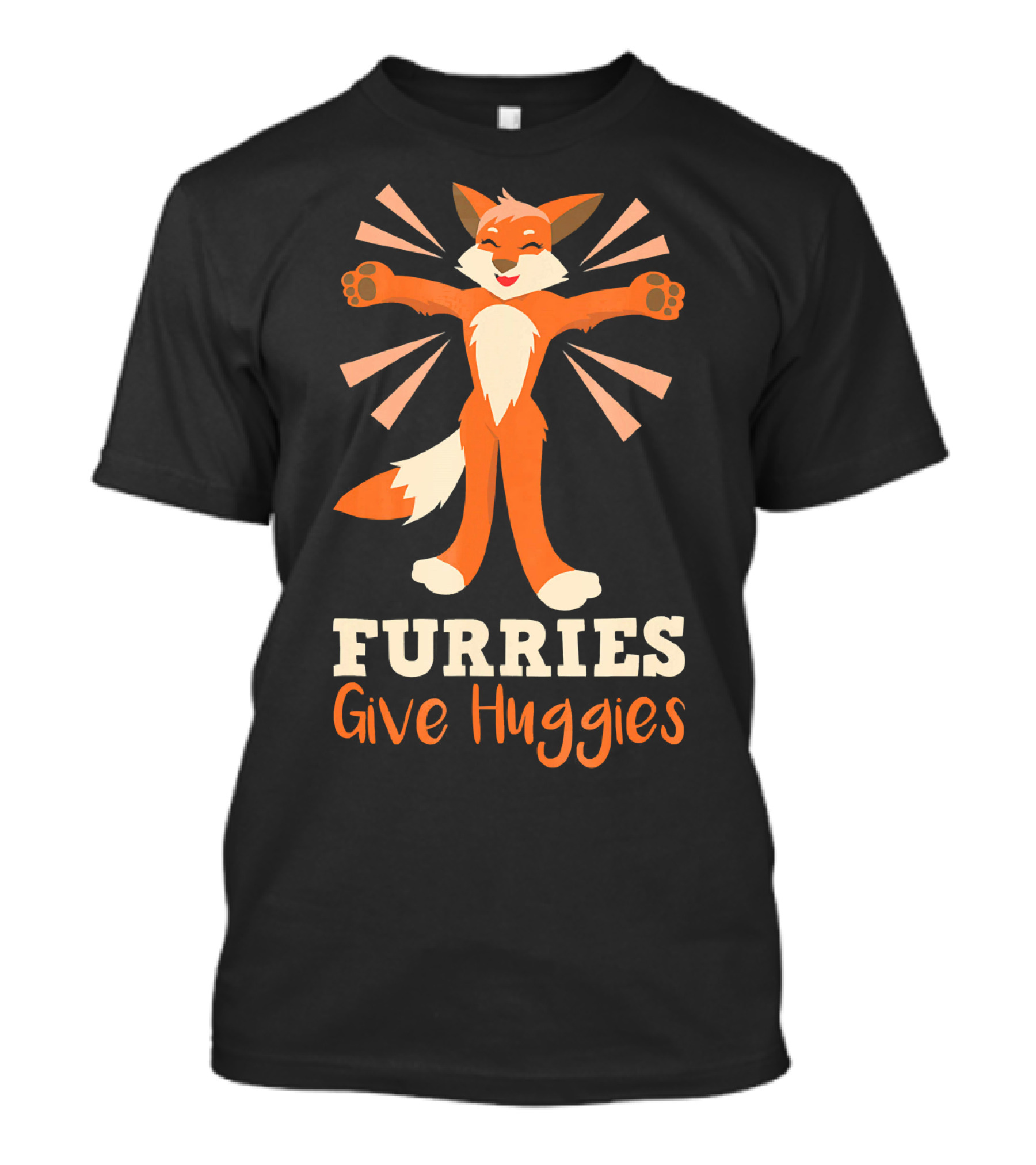 Furries Give Huggies Kids Adults Furry Fandom Merch Fox Tai T-Shirt