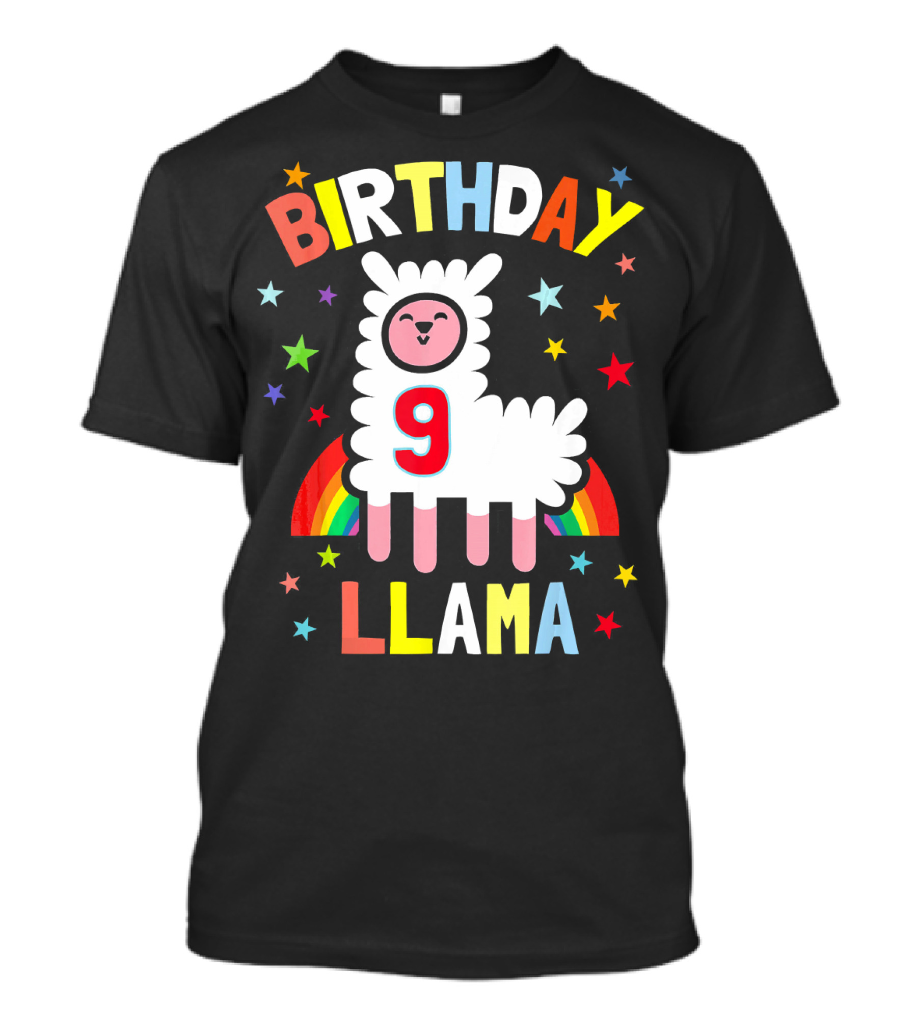 Birthday Llama 9 T-Shirt