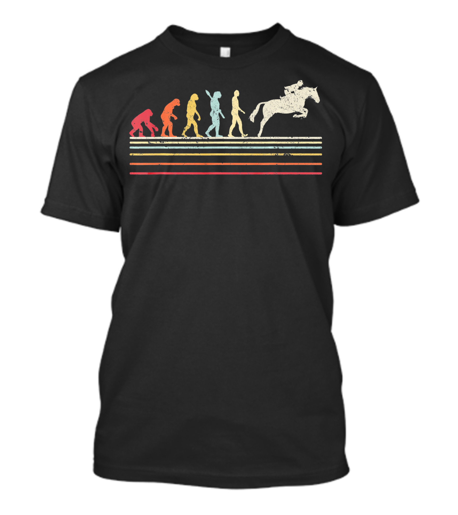 Evolution Of Horse Racing T-Shirt
