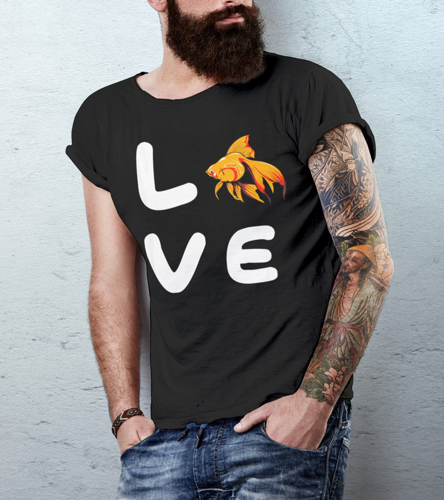 Love Funny Goldfish GOLDFISH T-Shirt