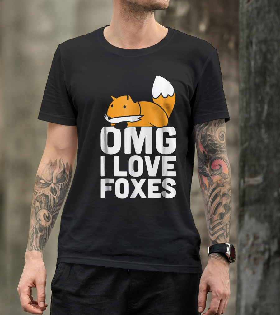 OMG I Love Foxes Kawaii Fox T-Shirt