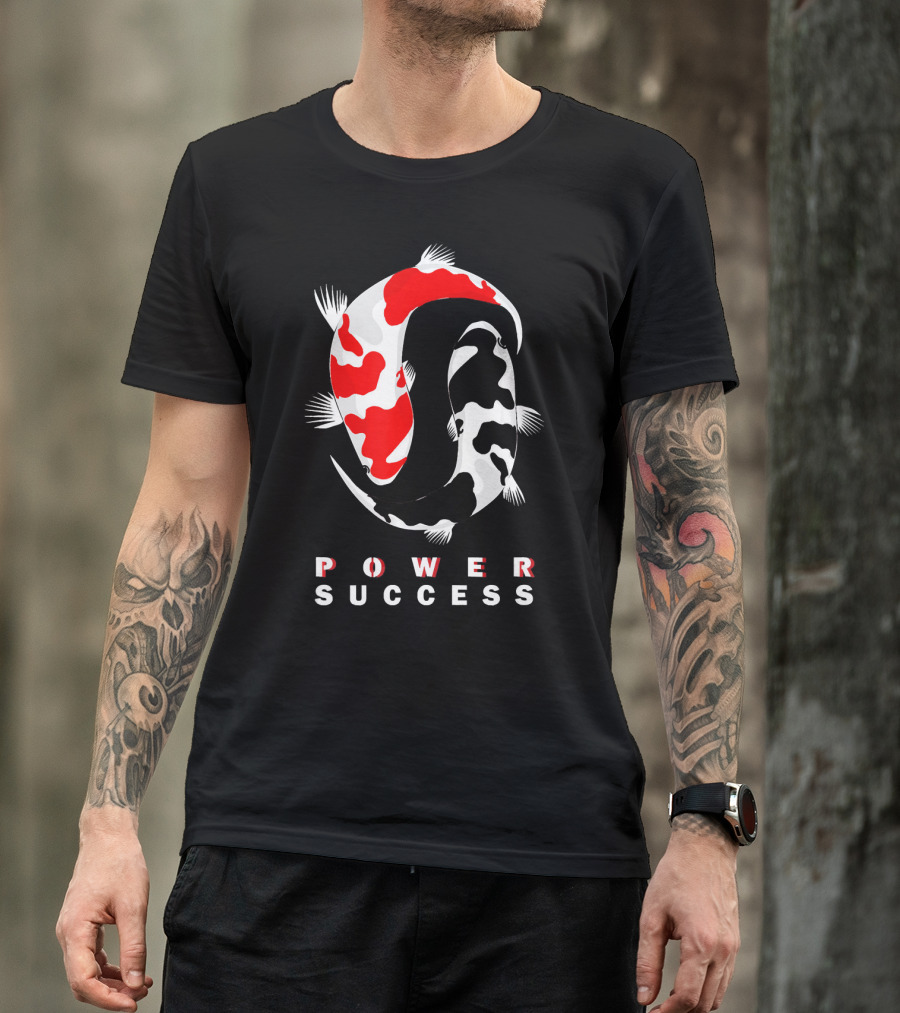 Power Success Koi Yin Yang For Koi Lovers T-Shirt