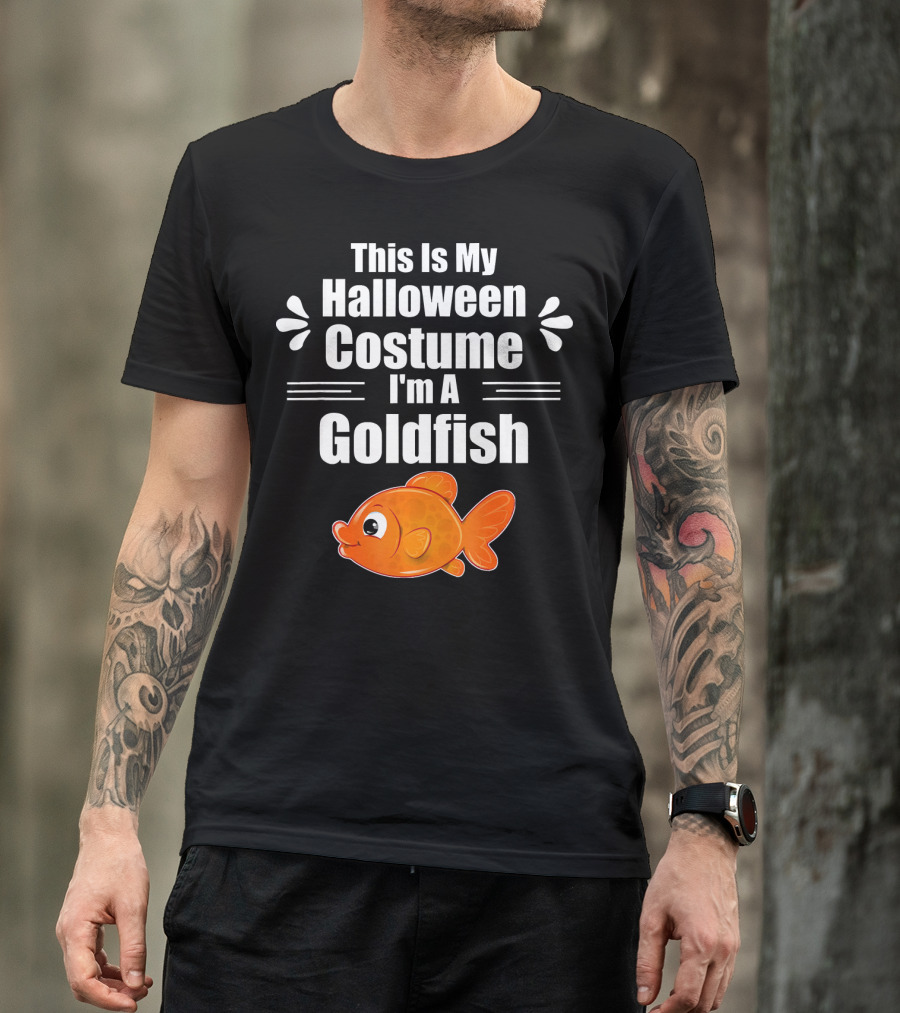 This Is My Halloween Costume I'm A Goldfish T-Shirt