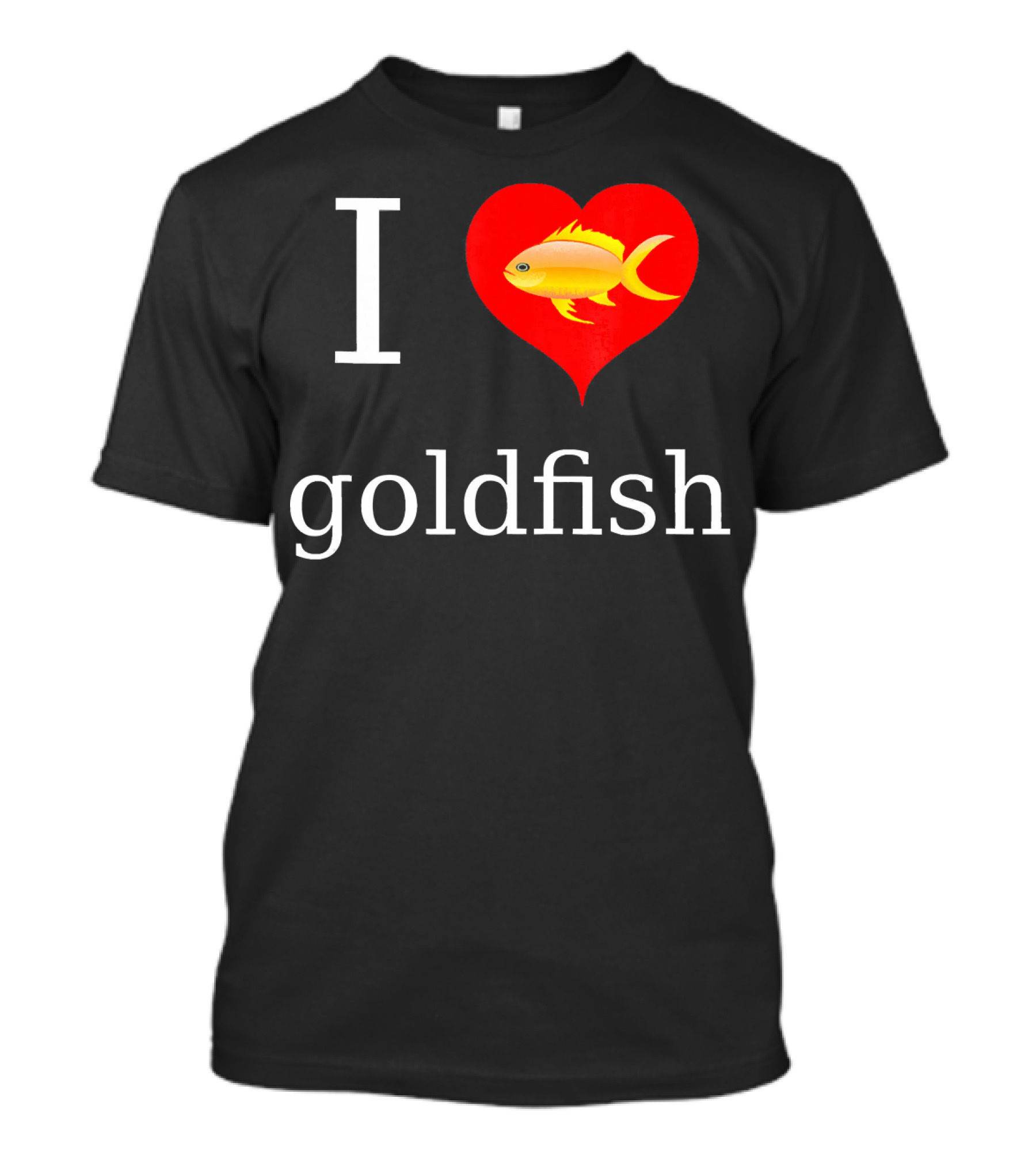 I Love Heart Goldfish T-Shirt