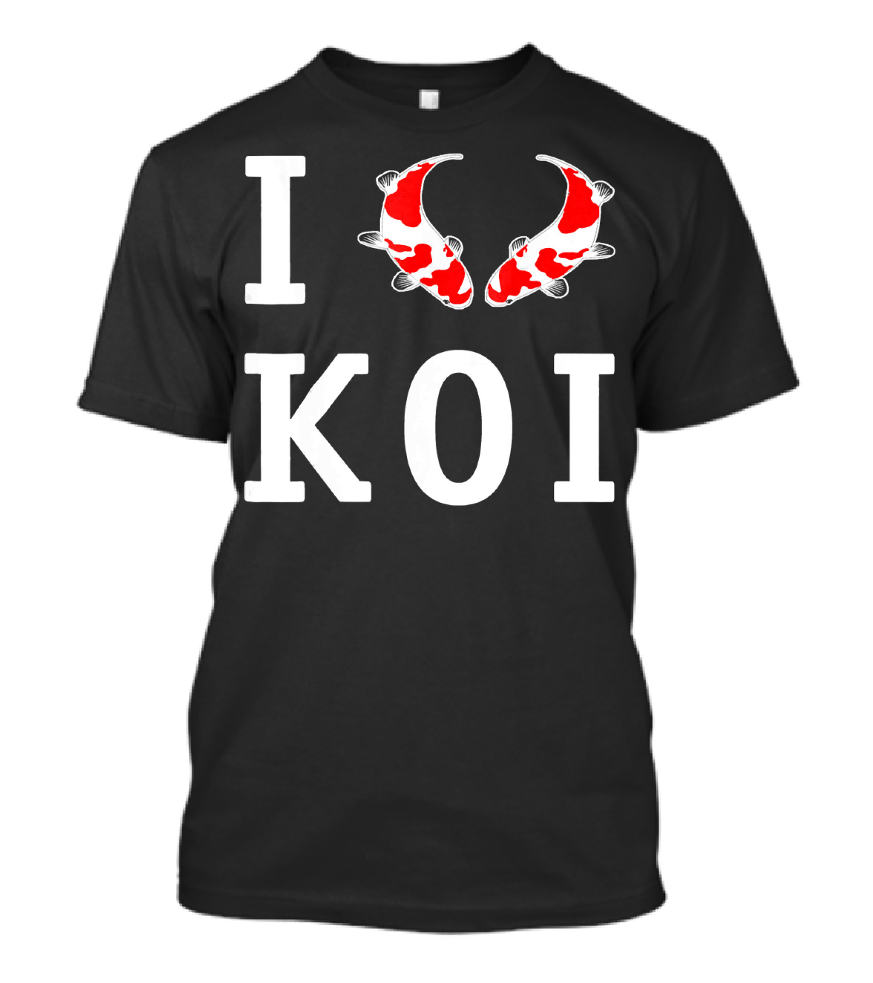 I Love Koi Carp For Fishpond T-Shirt
