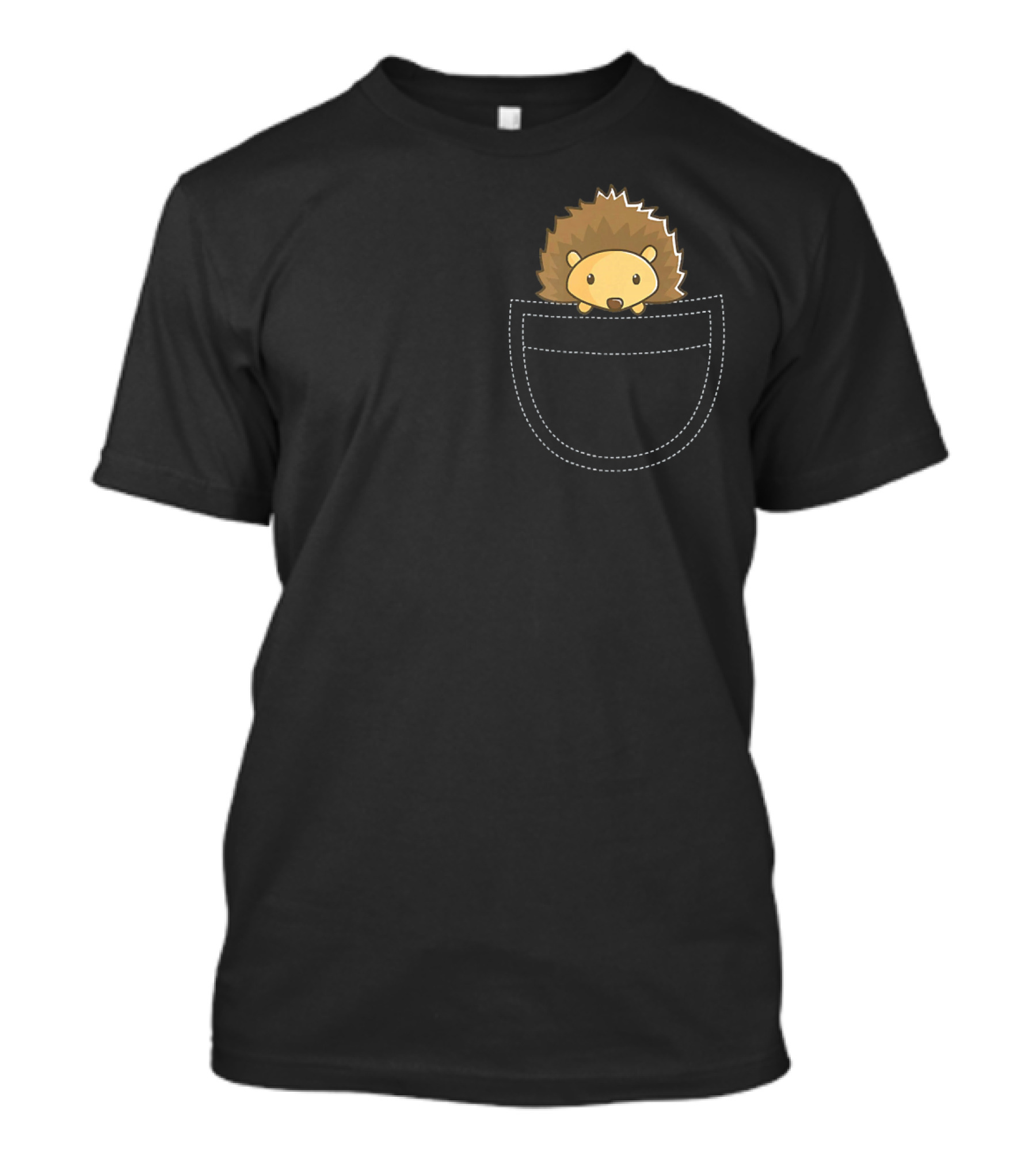 Hedgehog In Pocket Cute Funny Hedgehogs T-Shirt