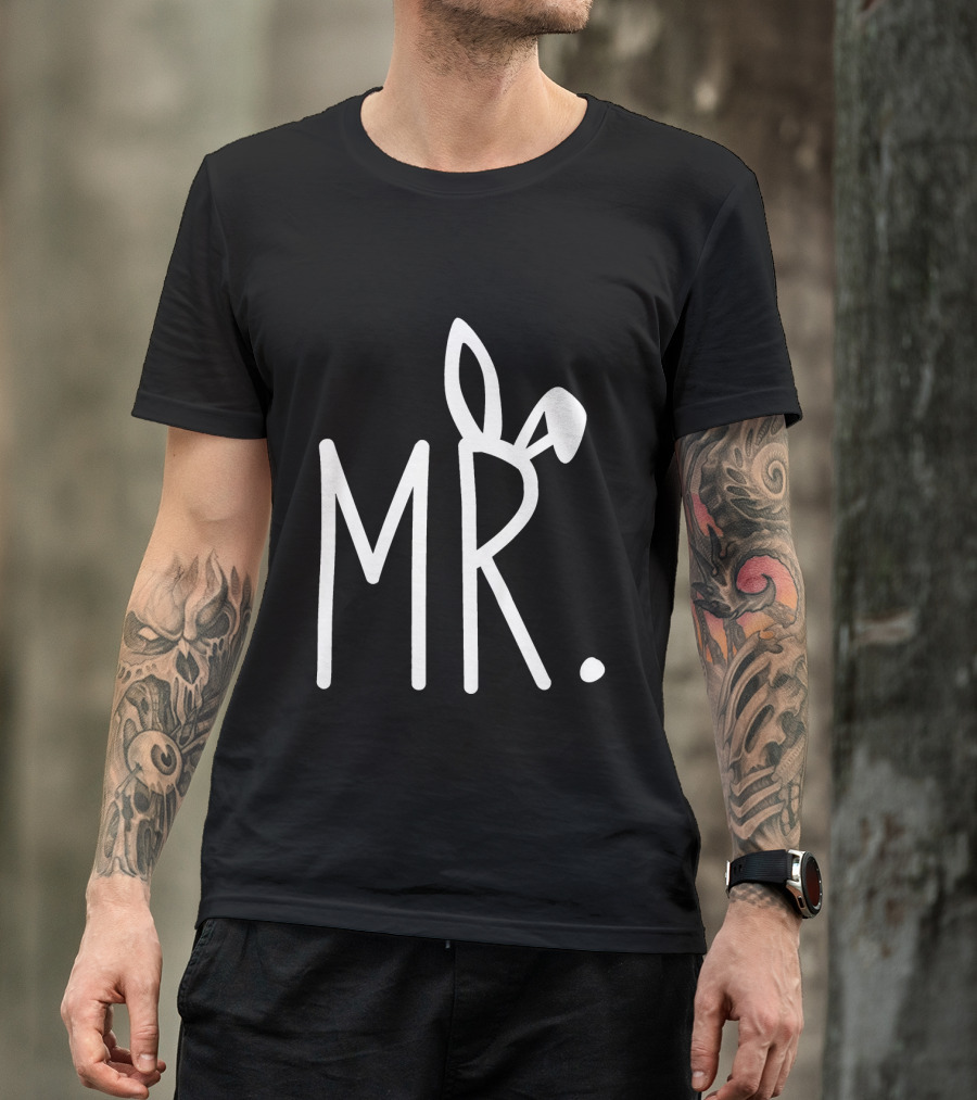 Kids Mr Bunny Toddler Baby Boy MR Ear T-Shirt