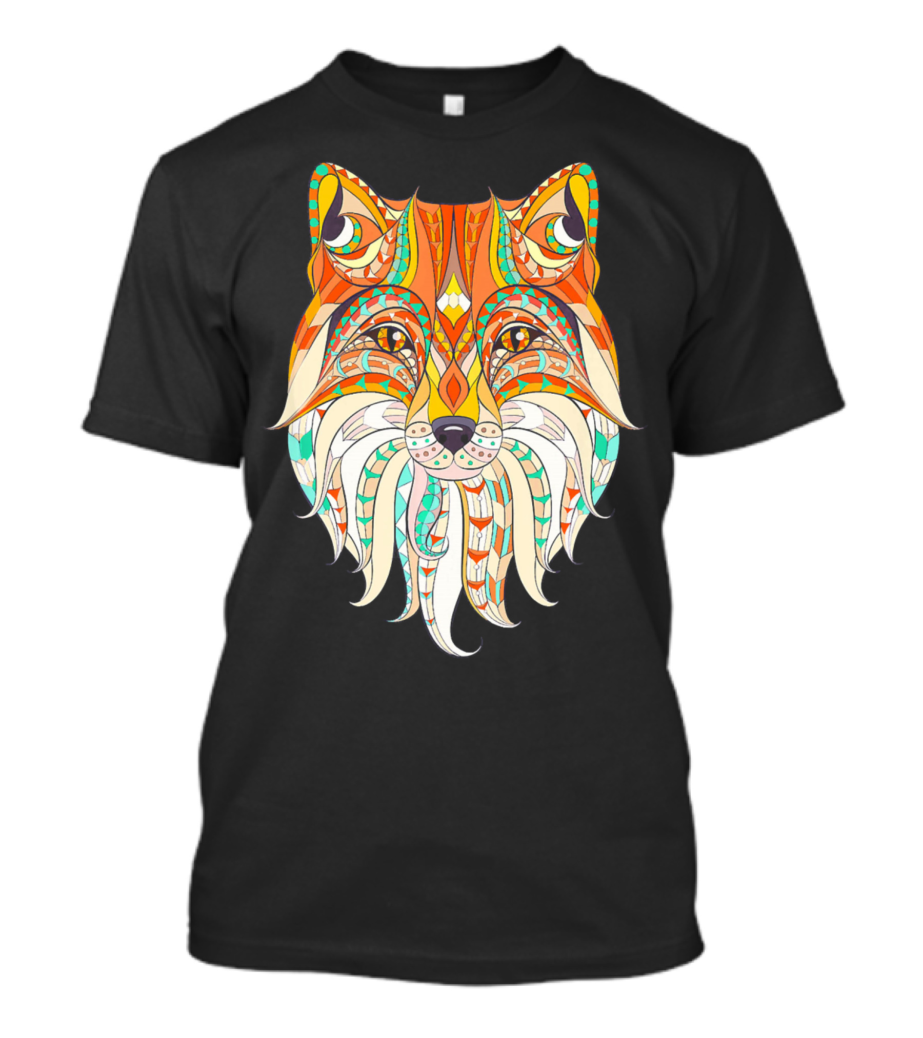 Maverick Infanta Colorful Fox Cat T-Shirt