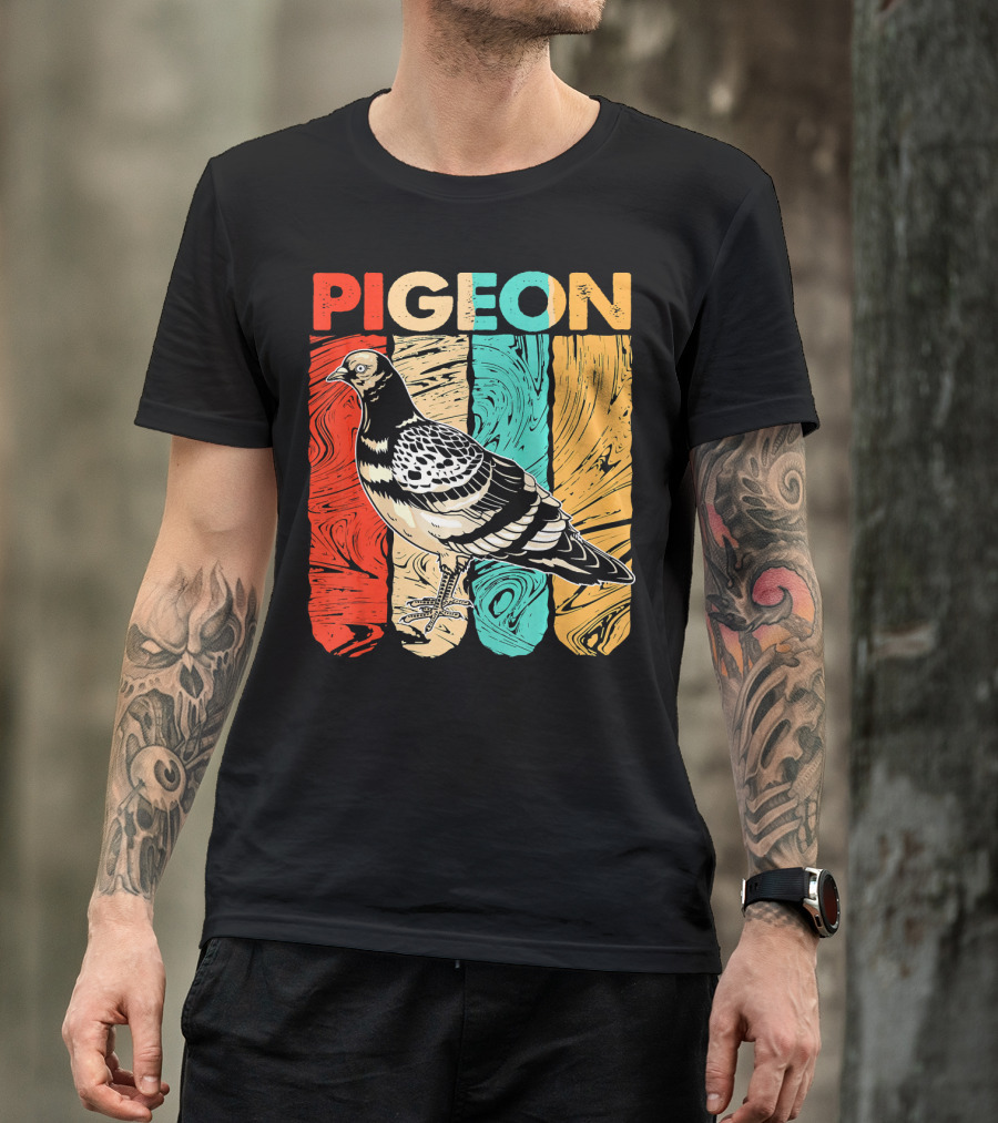 Pigeon Vintage Retro T-Shirt