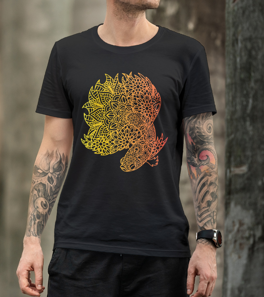 Mandala Betta Fish Psychedelic T-Shirt