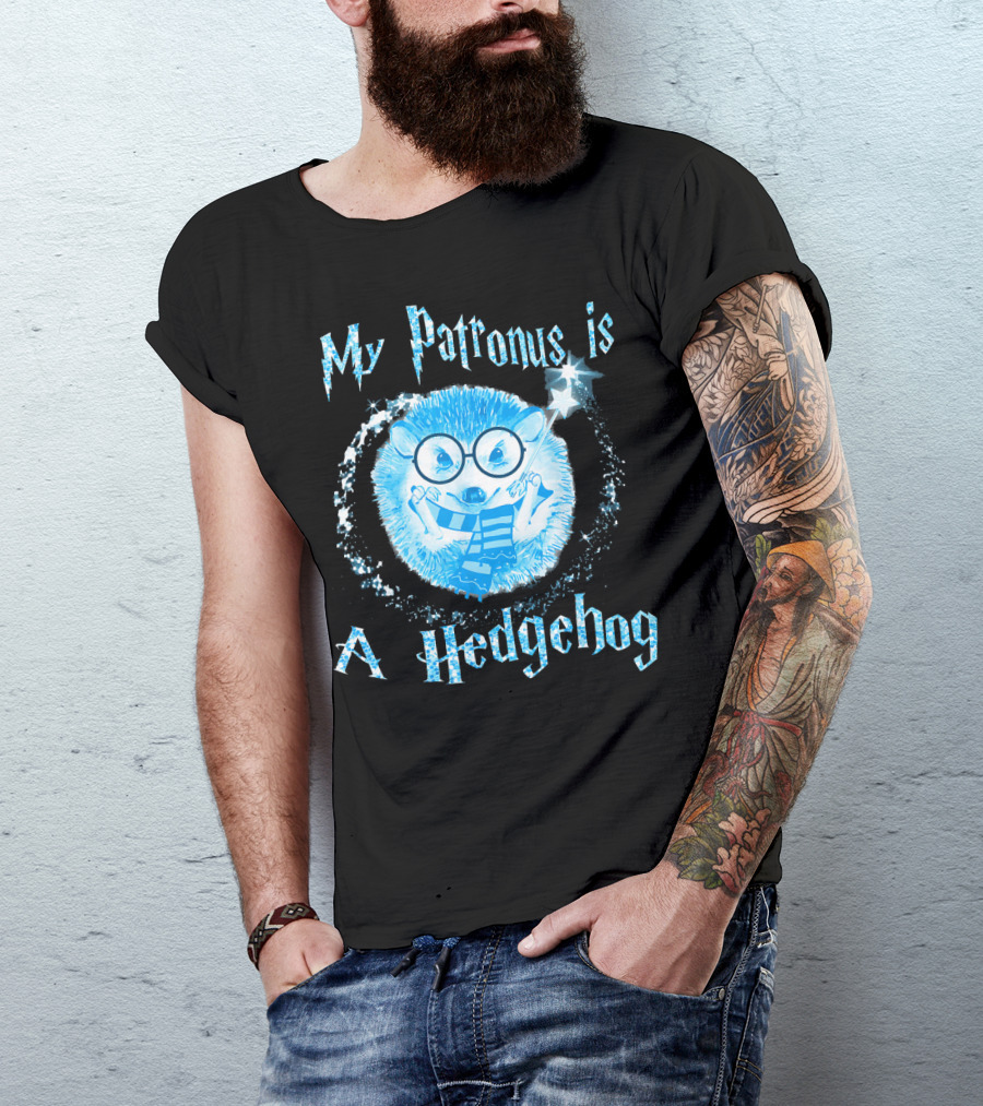 My Patronus Is A Hedgehog Magic Wizardry Animal Connection T-Shirt