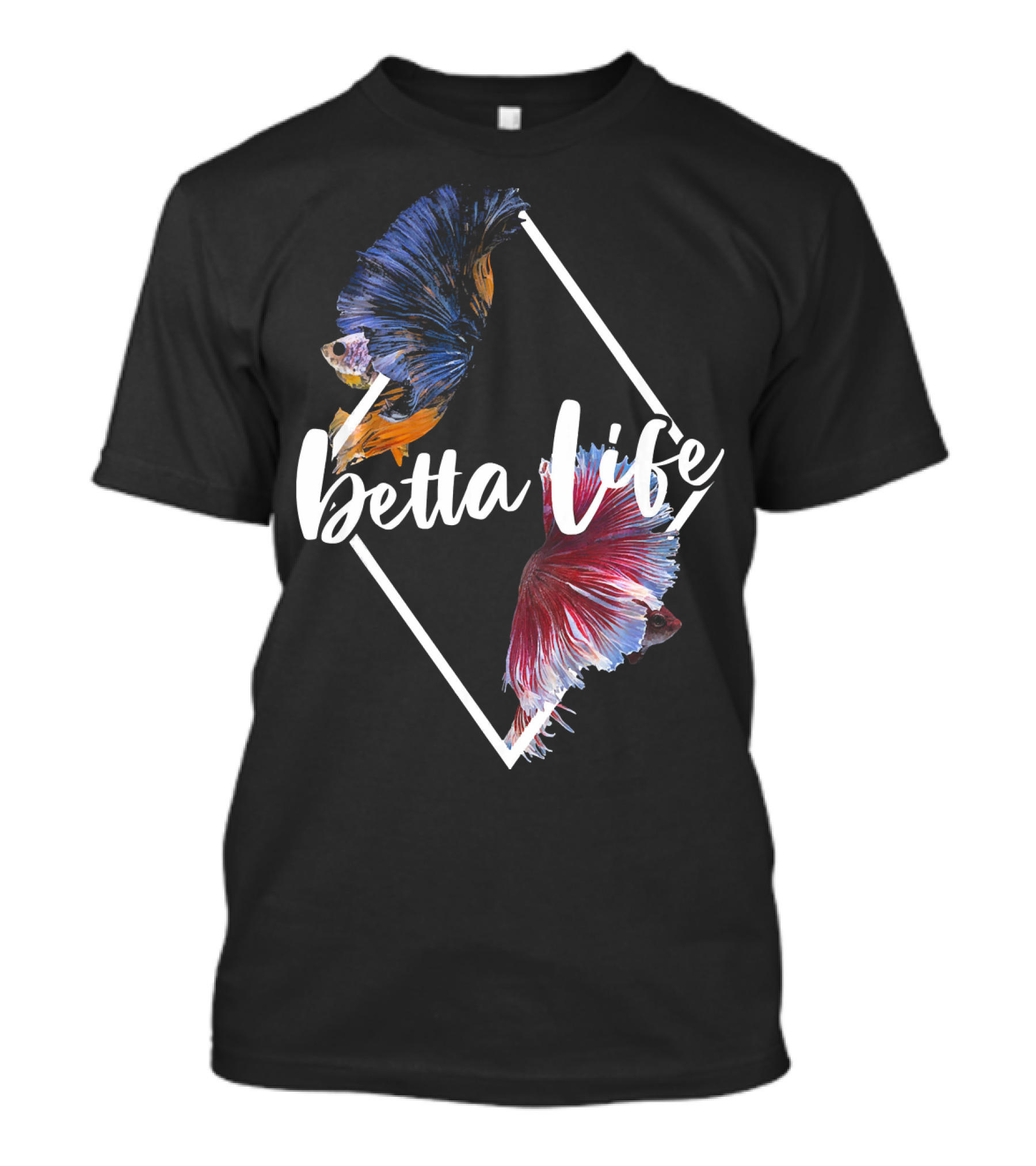 Betta Life Siamese Fighter Fish Aquarium T-Shirt