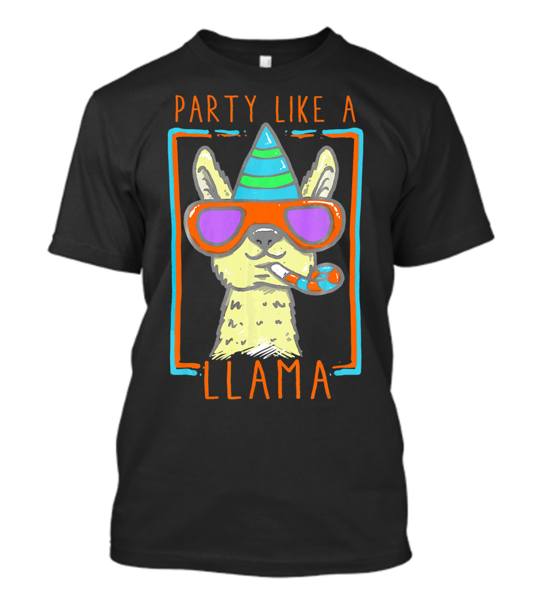 Party Like A Llama Birthday Celebration Fun T-Shirt