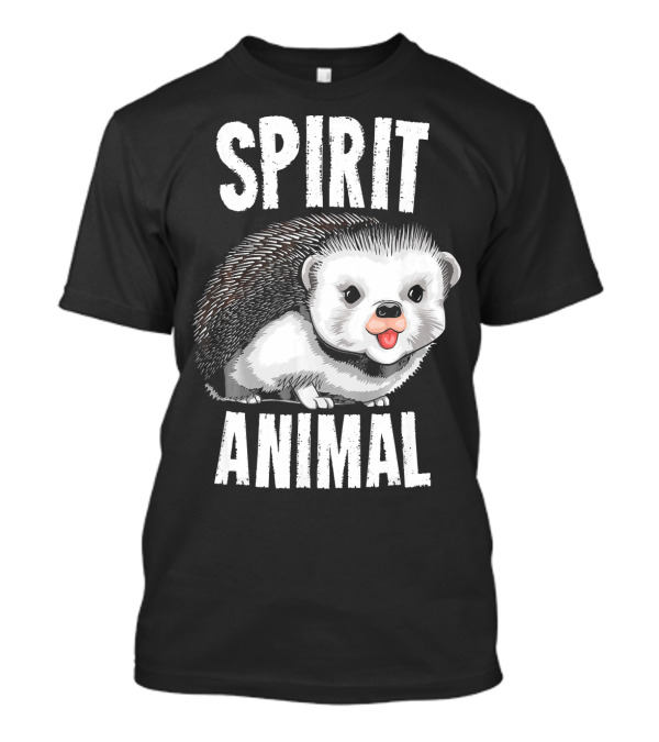 Spirit Animal Hedgehog Funny Spicky Anim T-Shirt