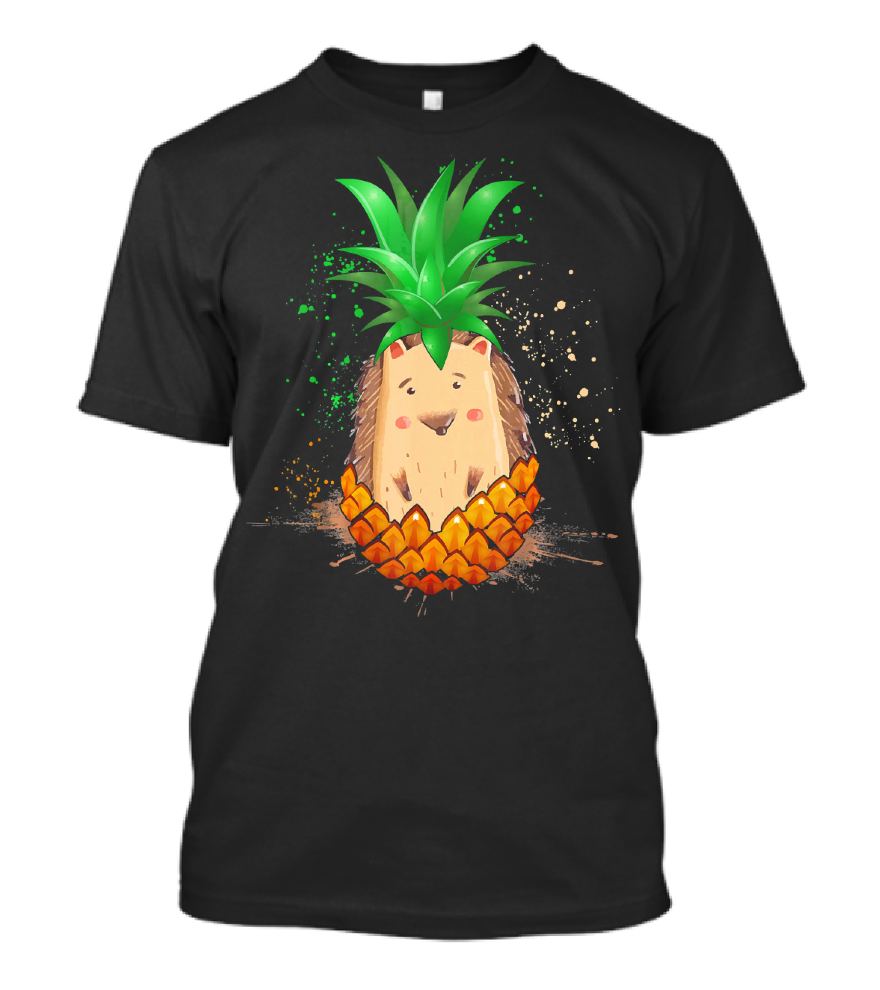 Pinehog Hedgehog Pineapple Summer Vacation Fun T-Shirt