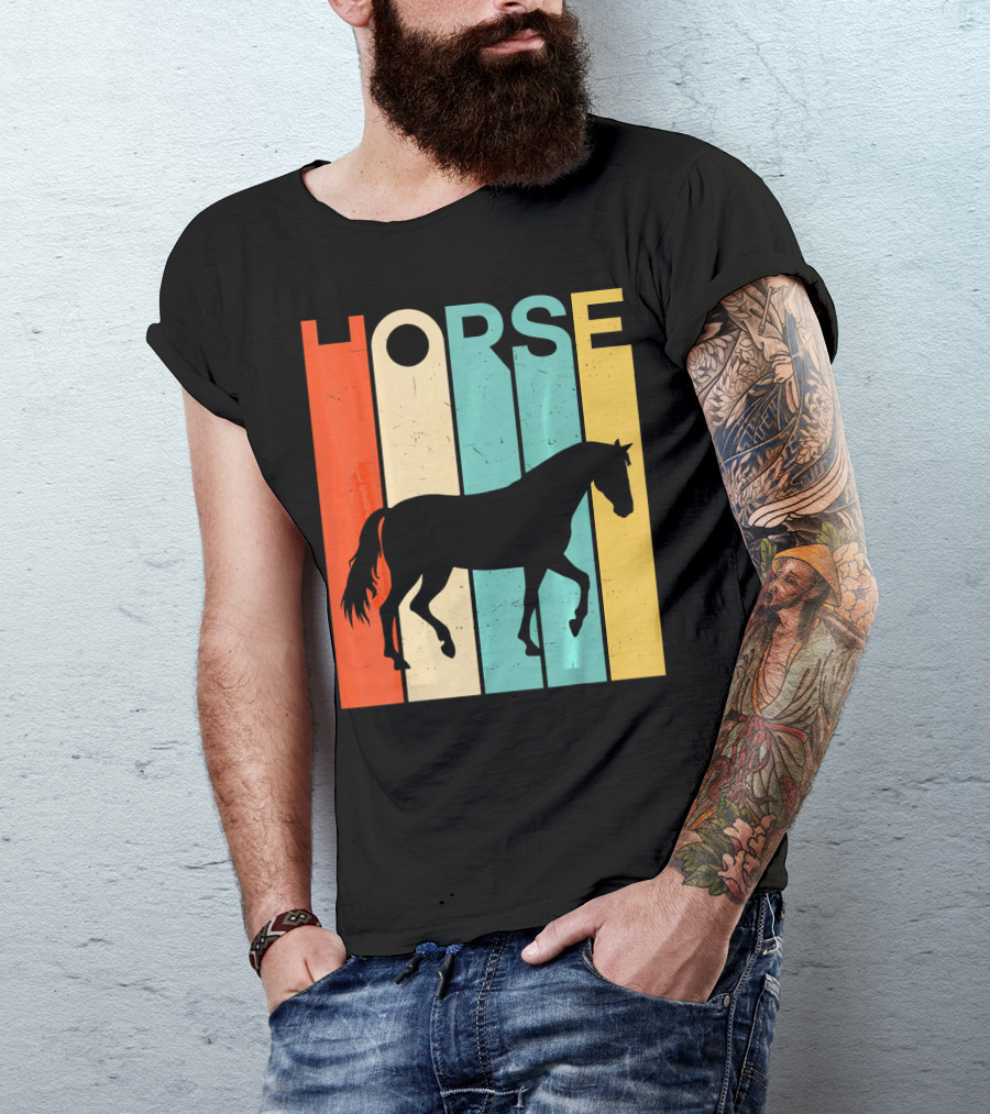 Horse Love Retro Vintage Horse T-Shirt