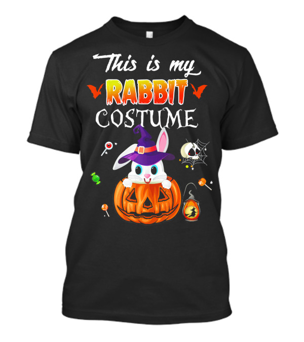 This Is My Rabbit Costume Halloween Pumpkin Magic T-Shirt