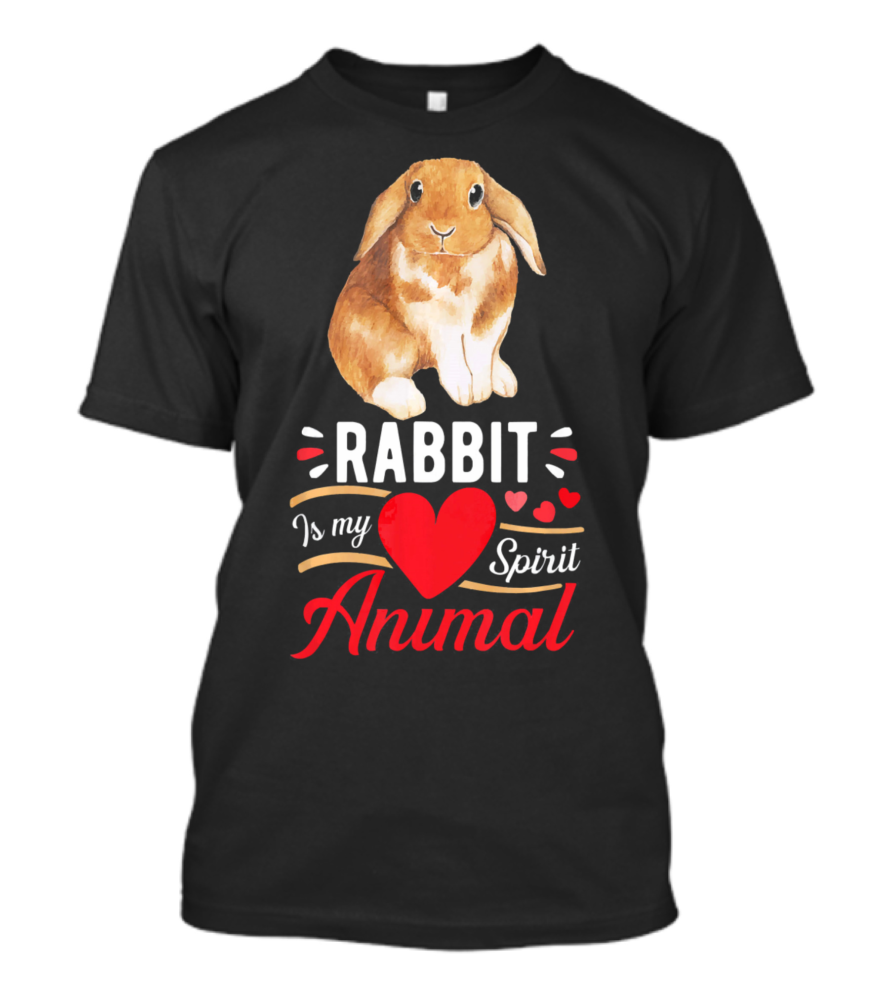 Rabbit Is My Heart Spirit Animal T-Shirt