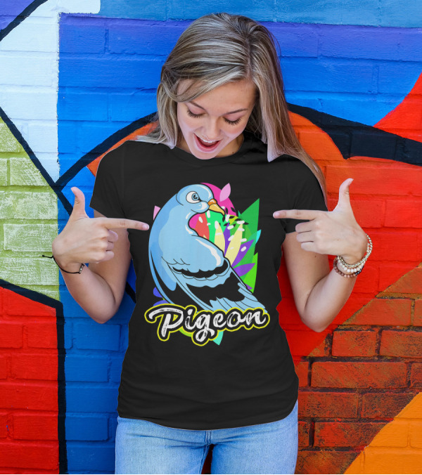 Pigeon Flower Mom Mother Pigeon T-Shirt