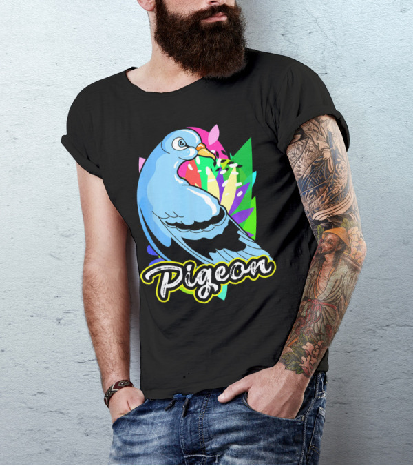 Pigeon Flower Mom Mother Pigeon T-Shirt