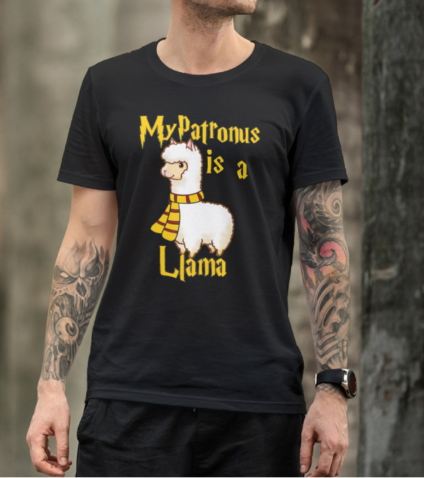My Patronus Is A Llama With Wizard Scarf T-Shirt