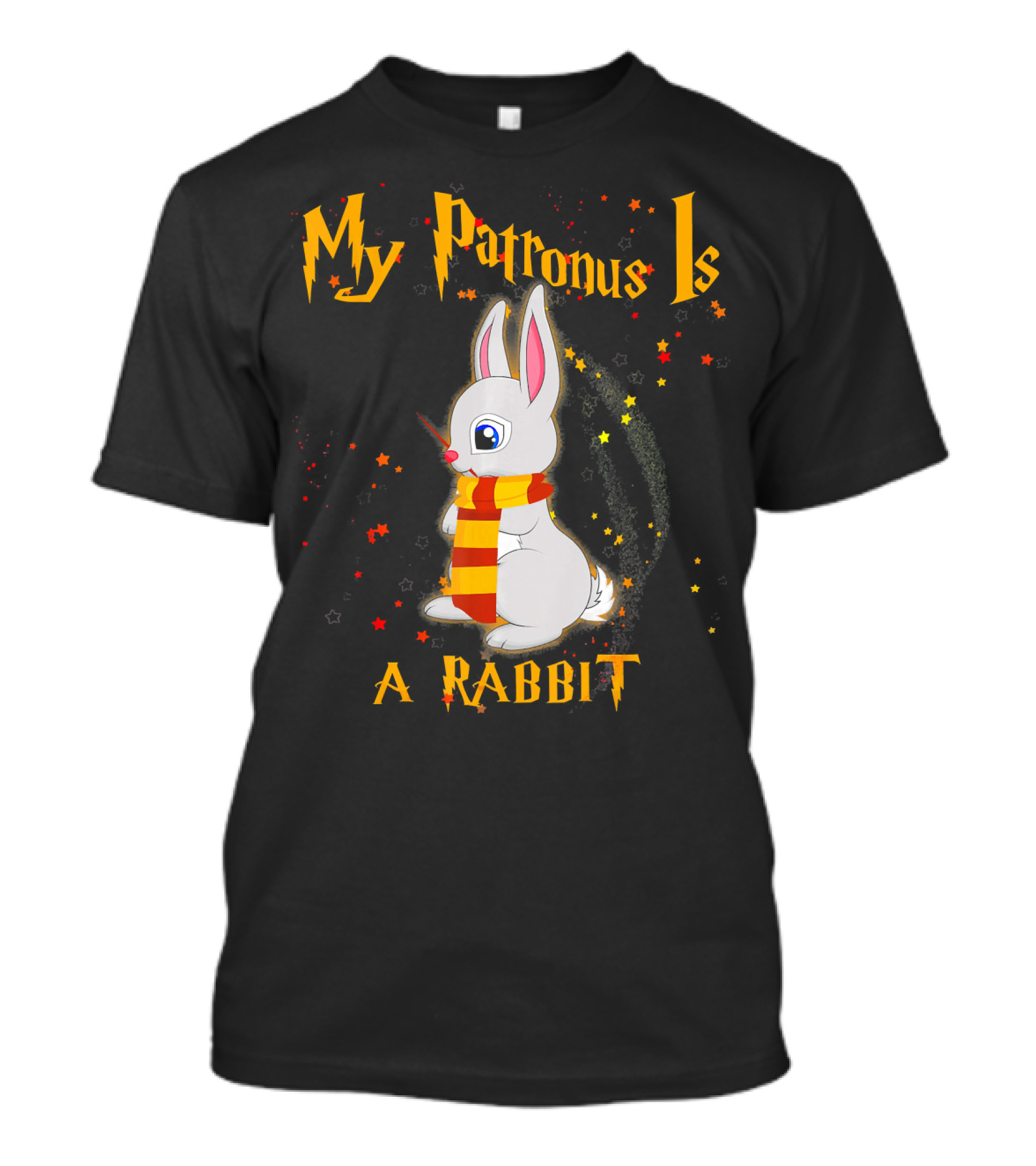 My Patronus Is A Rabbit With Scarf And Stars T-Shirt