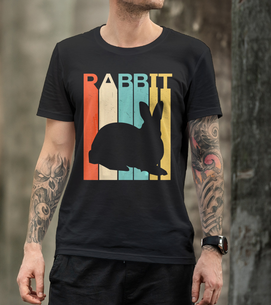 Retro Rabbit Vintage Rabbit T-Shirt