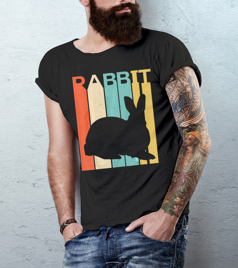 Retro Rabbit Vintage Rabbit T-Shirt