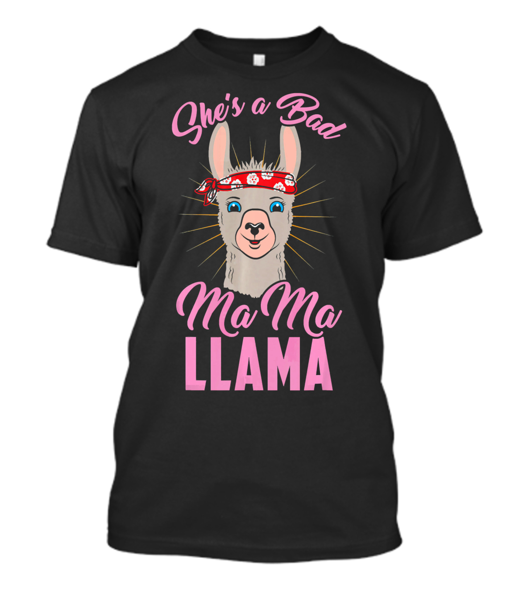 She's A Bad Ma Ma Llama Funny Alpaca Lover Vintage Inspired T-Shirt