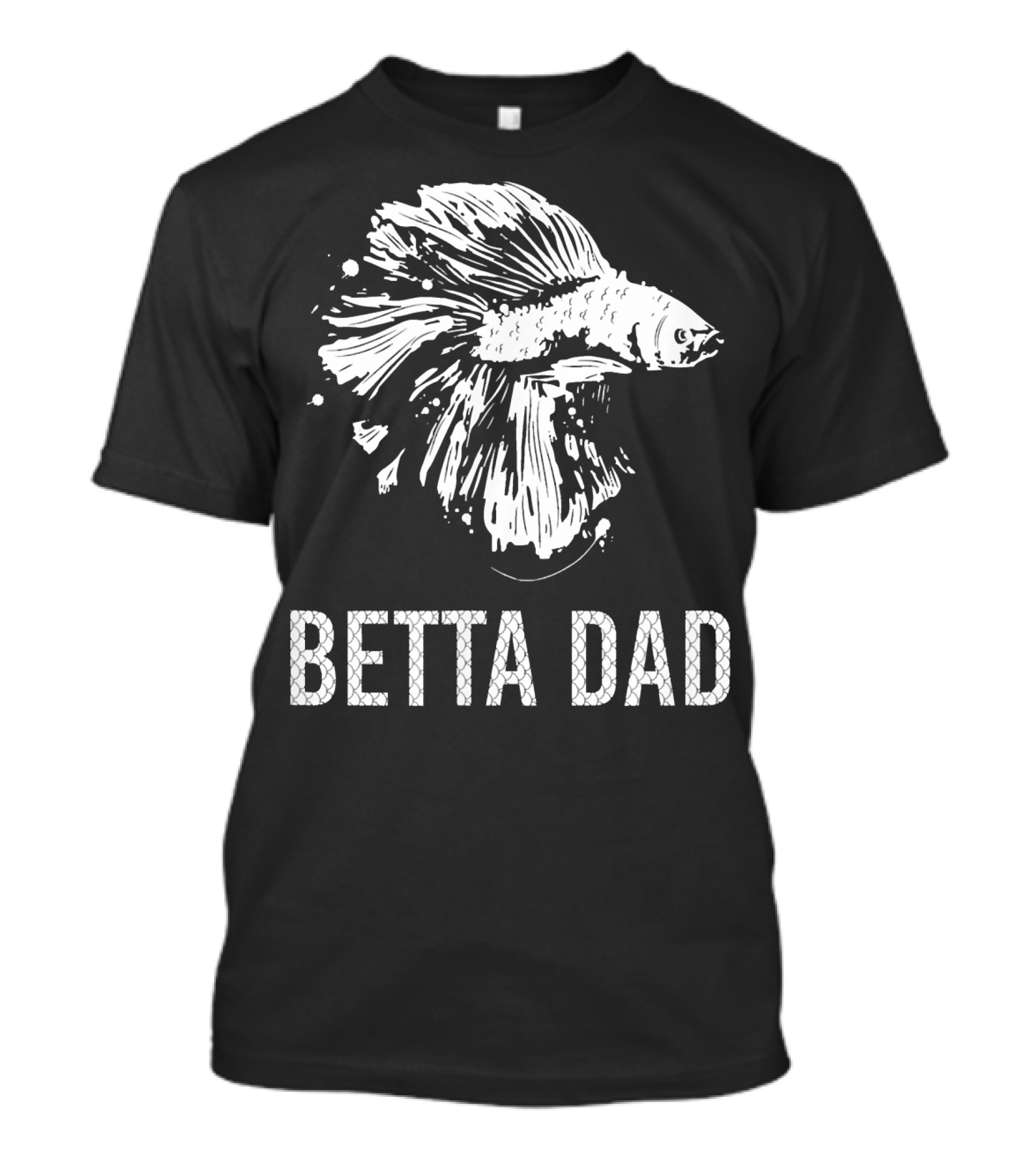 Betta Dad Funny Father Sime Mens Fish T-Shirt