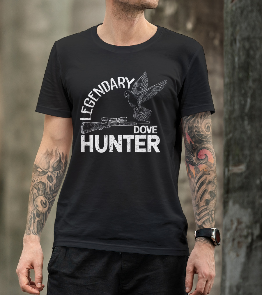Legendary Dove Hunter Vintage Rifle T-Shirt
