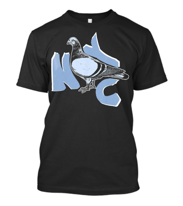 NYC Pigeon Anima Graphic New York City T-Shirt