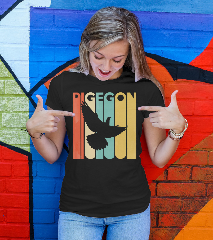 Pigeon Retro T-Shirt