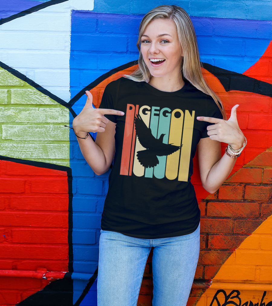 Pigeon Retro T-Shirt
