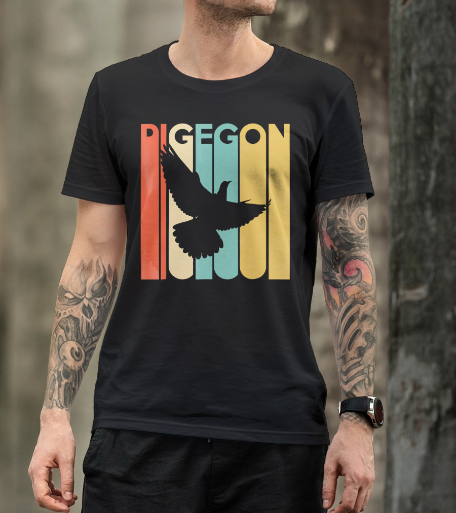 Pigeon Retro T-Shirt