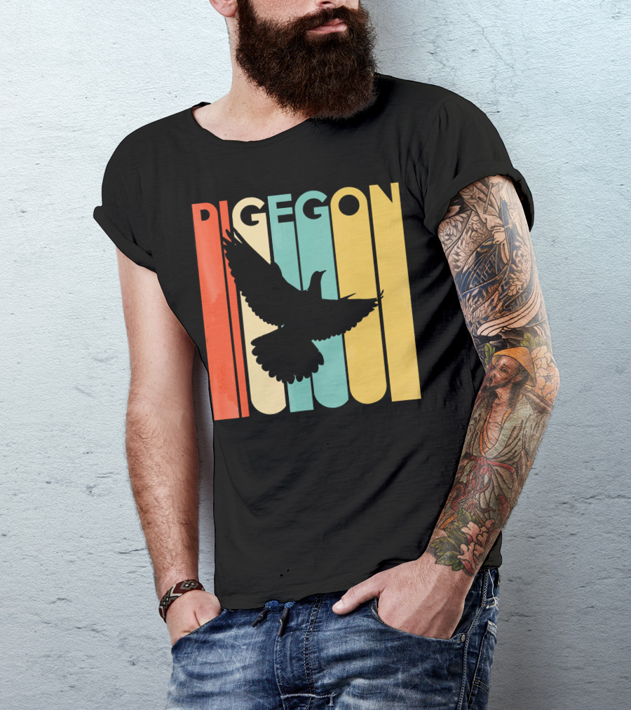 Pigeon Retro T-Shirt
