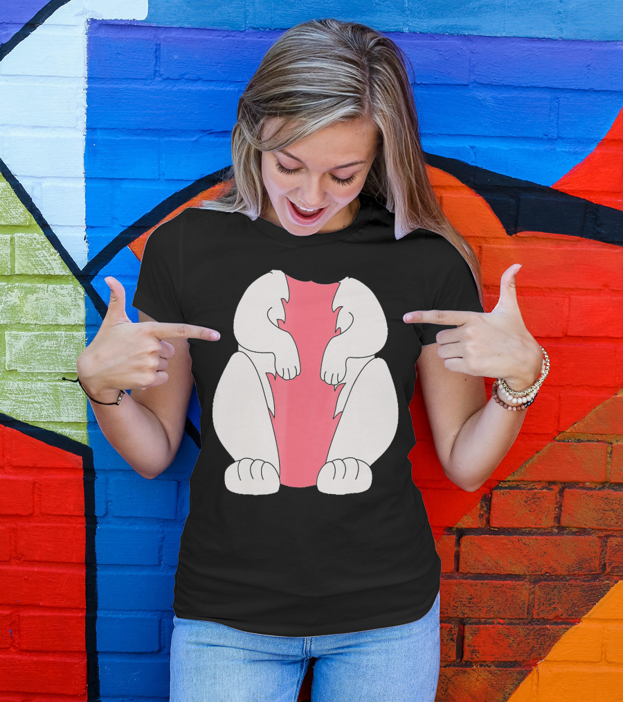 Pink Bunny Costume Easter Body T-Shirt