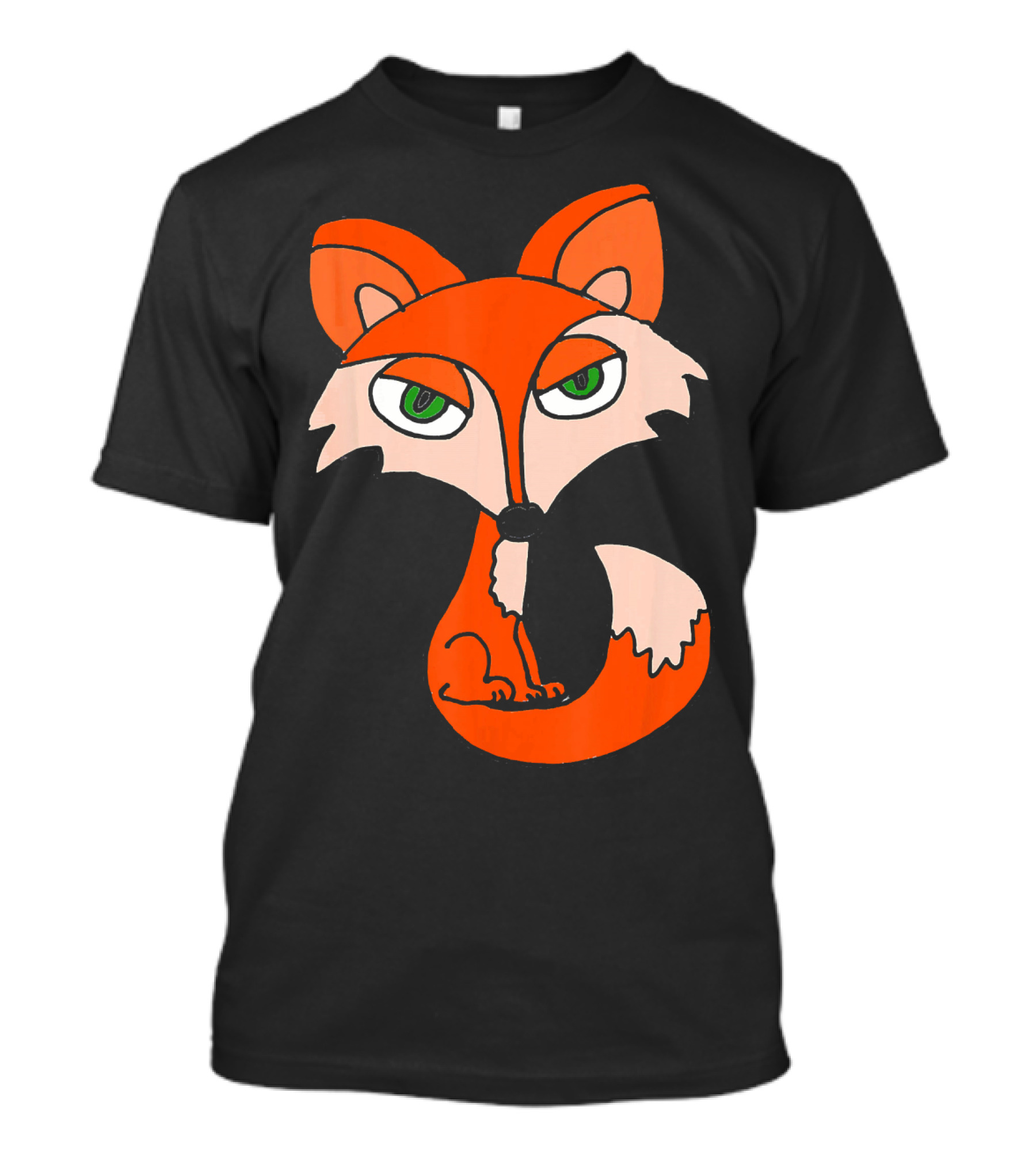 Smiletodaytees Cool Foxy Red Fox Cartoon T-Shirt